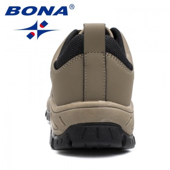 BONA New Typical Stlye Men Hiking Shoes Outdoor Jogging Trekking Sneakers Lace Up Men Athletic Shoes Comfortable Free Shipping