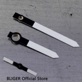 BLIGER White Stainless Steel Watch Hand Fit for ETA 6497 6498 ST36 Series Hand-Winding Movement H23