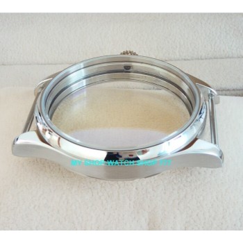 parnis 44MM 316L stainless steel watch case fit 6497/6498 Mechanical Hand Wind movement 01