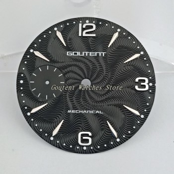 36.8mm Goutent Watch Dial Kit ETA 6497,Seagull st36 Mechanical Mens Watch Faces (6 Styles of Faces)