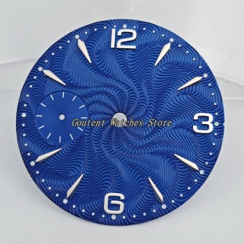 36.8mm Goutent Watch Dial Kit ETA 6497,Seagull st36 Mechanical Mens Watch Faces (6 Styles of Faces)