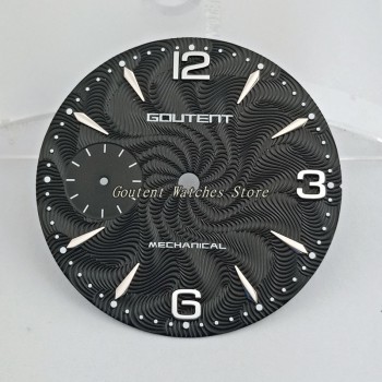 36.8mm Goutent Watch Dial Kit ETA 6497,Seagull st36 Mechanical Mens Watch Faces (6 Styles of Faces)