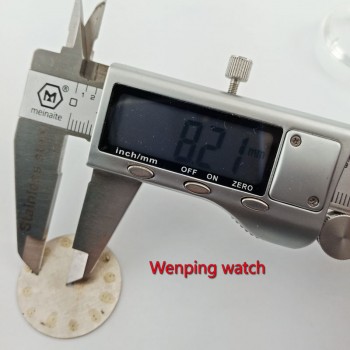 28.5mm no logo luminous date window Watch Dial fit MIYOTA 8215 821A Mingzhu 2813 Automatic Movement 40mm size watch case
