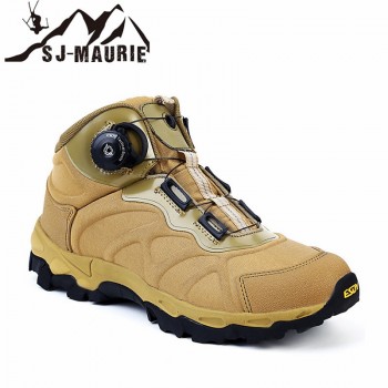SJ-MAURIE Outdoor Sports Men Hiking shoes Millitary Tactical Shoes Non-slip Breathable Waterproof  Hiking Boots Hunting Shoes