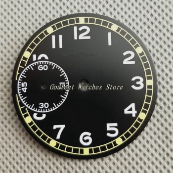 36.8mm Watch Dial Kit ETA 6497 Seagull ST36 Movement Sterile Watch Faces