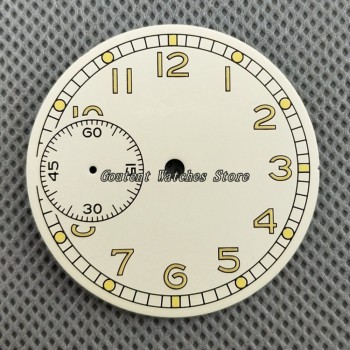 36.8mm Watch Dial Kit ETA 6497 Seagull ST36 Movement Sterile Watch Faces