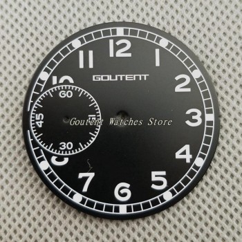 36.8mm Watch Dial Kit ETA 6497 Seagull ST36 Movement Sterile Watch Faces