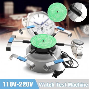 Cymii US Standard 110V-220V Professional Automic-Test Cyclotest Watches Tester Watch Test Machine Six Watches Position
