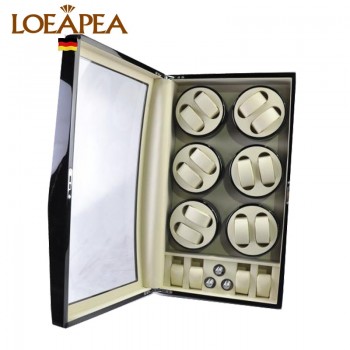 LUXURY watch winder box 12+4 Automatic watch storage Brand wood box organizer Wooden watch packaging Store display -classic