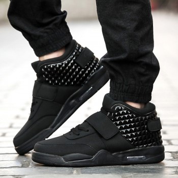 Men Sport Sneakers Basketball Boots Red White Men Sport Trainers High Top  Basketball Shoes