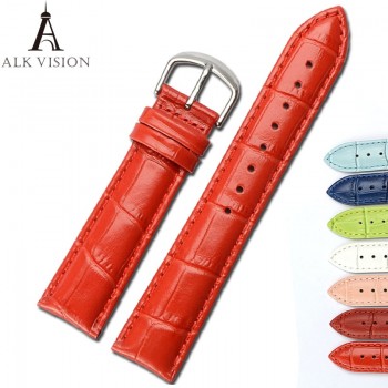 band for watch genuine cow leather men Watch women fashion bracelet  strap wristband 12mm 14mm 16mm 18mm 19mm 20mm 22mm 24mm