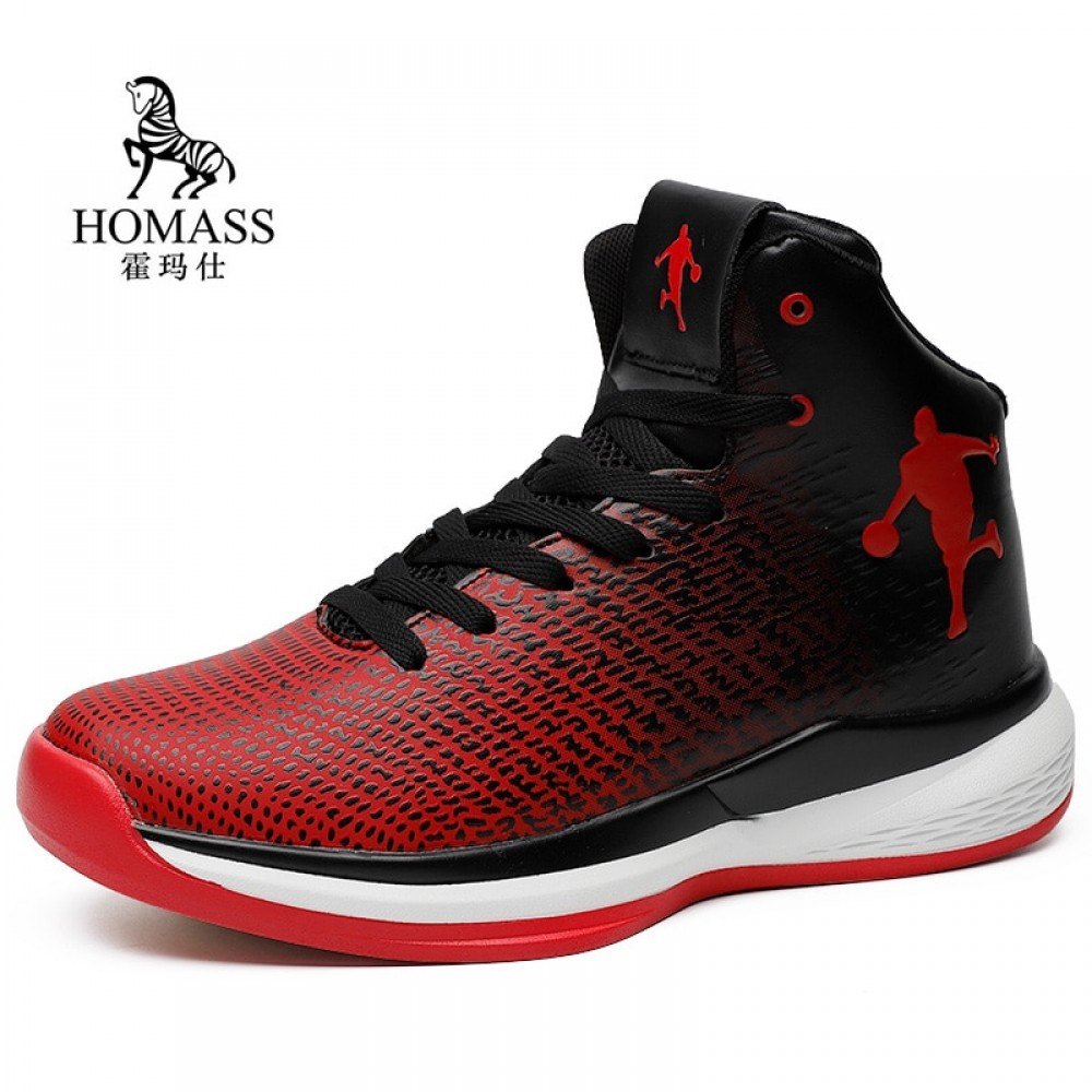 Man High Top Jordan Basketball Shoes Mens Cushioning Basketball Sneakers Non-slip Breathable Outdoor Sports Jordan Retro Shoes