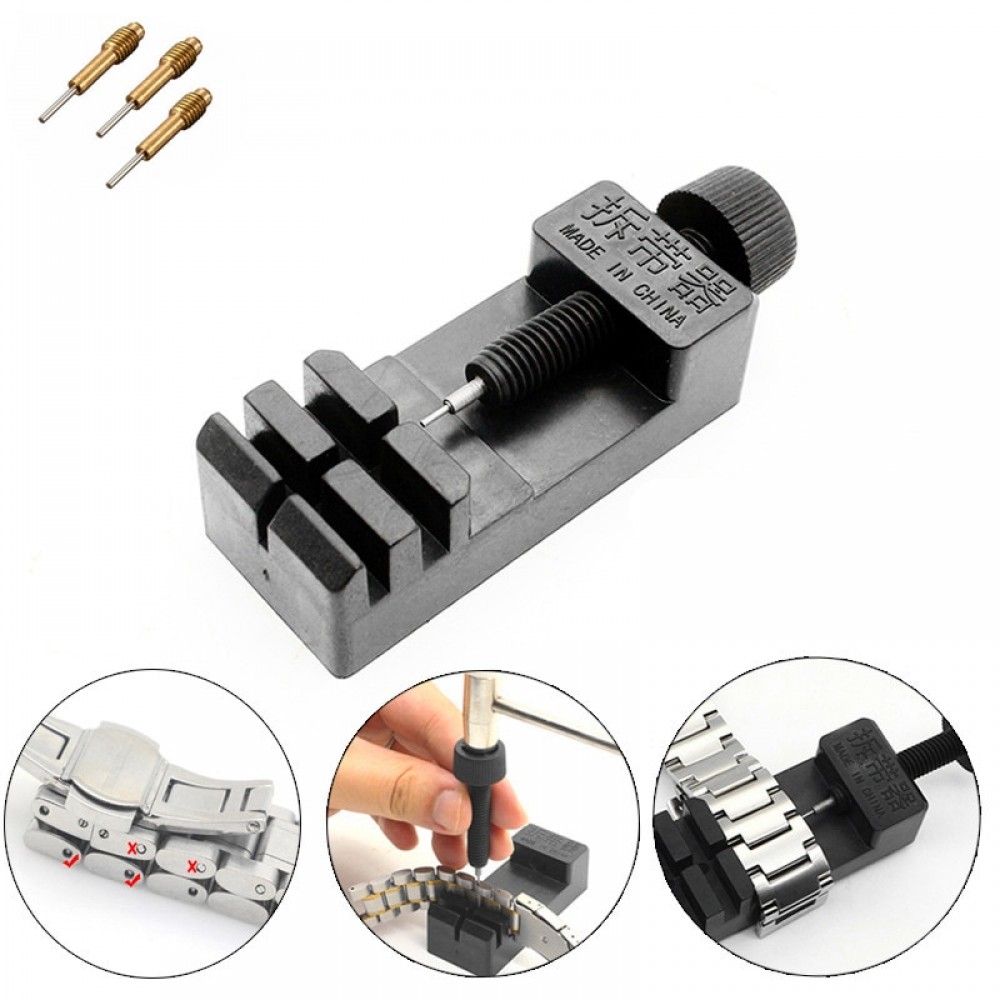 High Strength ABS!!! Watch Band Link Adjust Slit Strap Bracelet Chain Pin Remover Adjuster Repair Tool Kit For Men/Women Watch