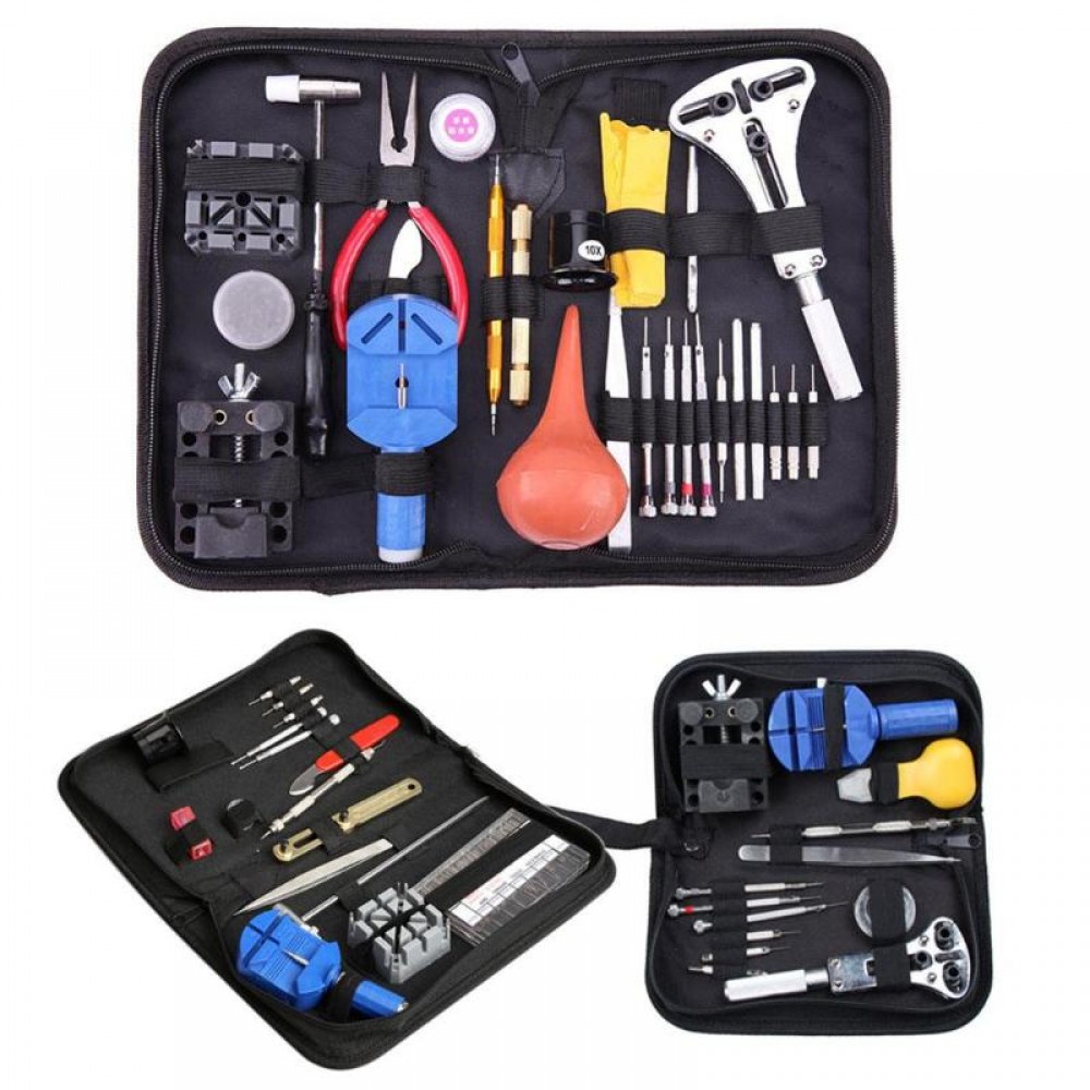 13/27pcs Watch Repair Tools Kit Watch Case Opener Watch Link Spring Bar Remover Screwdrivers Tweezers Watchmaker Repair Devices