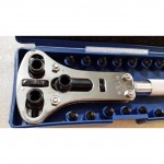 Watch Back Case Opener Wrench Screw Remover Tool Kit Set + Storage Case