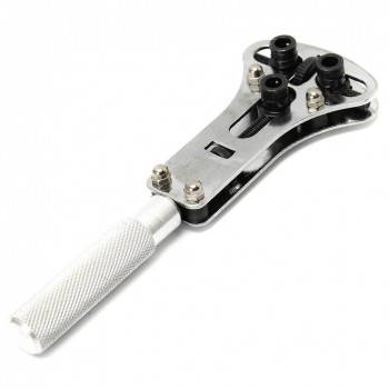 Watch Back Case Opener Wrench Screw Remover Tool Kit Set + Storage Case