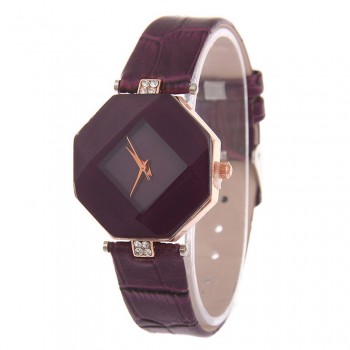 OTOKY relogio feminino reloj mujer Leather Womens Quartz Bracelet Watch Crystal Diamond Wrist Watch #23 2017 Gift 1pcs