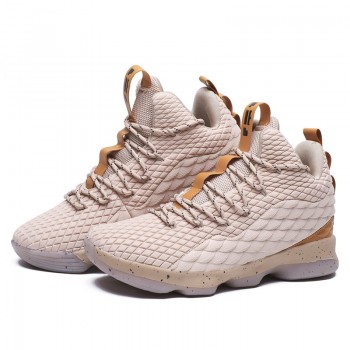 2018 New Arrival High Top Men Cushioning Lebron James Basketball 15 Shoes Shockproof Couple Athletic Women Outdoor Sport Shoes
