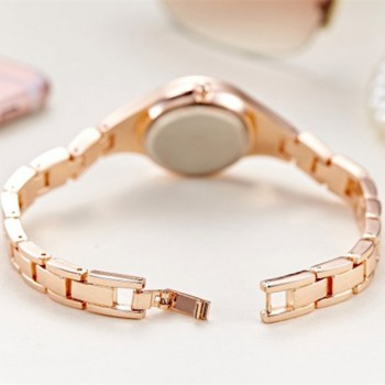 JW Rose Gold Quartz Watch Women Clock Luxury Brand Stainless steel Bracelet watches Ladies Dress Crystal Wristwatches relogio