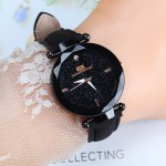 Exquisite Ladies Watch Starry Sky Female Leather Quartz Wrist Watch Elegant Women Watches Bracelet Watch Montre Femme 2018