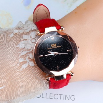 Exquisite Ladies Watch Starry Sky Female Leather Quartz Wrist Watch Elegant Women Watches Bracelet Watch Montre Femme 2018