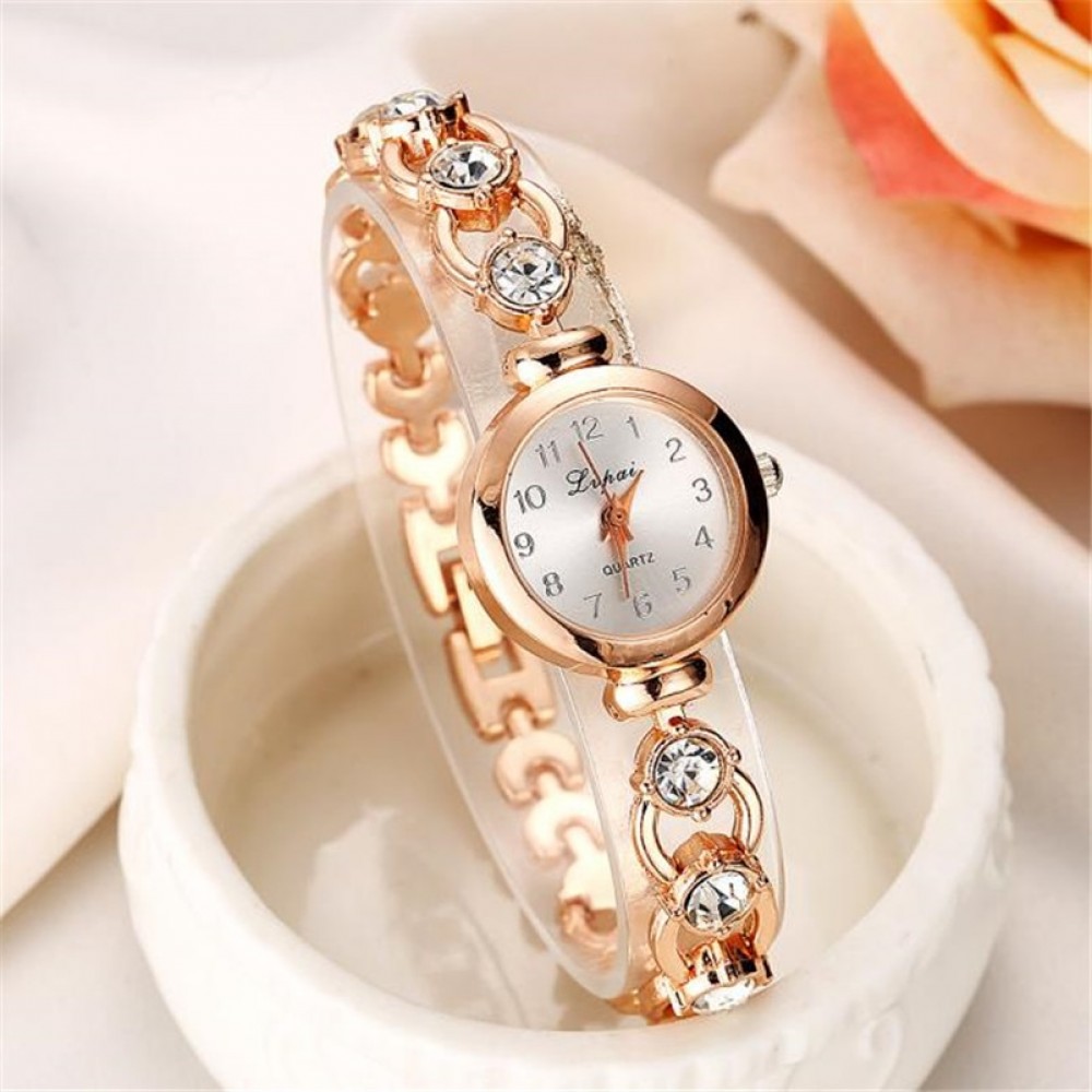 Brand Luxury Women Bracelet Watches Fashion Women Dress Wristwatch Ladies Quartz Sport Rose Gold Watch Clock Relogio Feminino