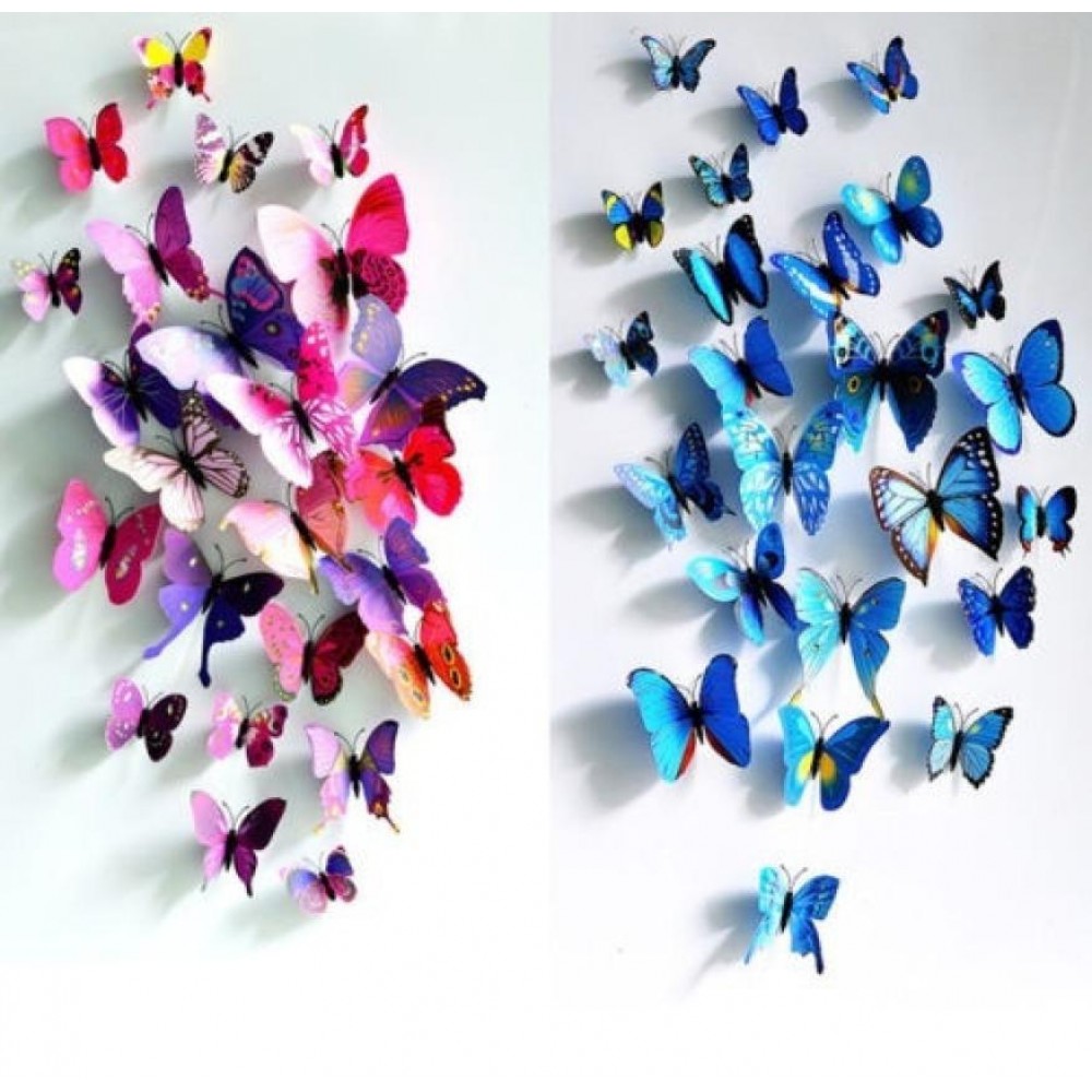 3D DIY Wall Sticker Stickers decorations for home 3d butterfly wall stickers  Room Decorations home decor