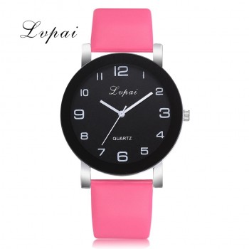 Lvpai Brand Bracelet Watch Women Fashion Leather Black Quartz Wrist Watches Ladies Clock Relogio Feminino Reloj Mujer