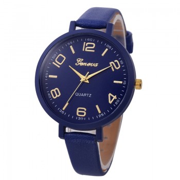 Montres Women Watches Geneva Watch Small Faux Leather Quartz Analog Wrist Watch Ladies Bracelet Watch Hot Sale relogio feminino