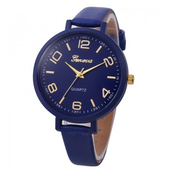Montres Women Watches Geneva Watch Small Faux Leather Quartz Analog Wrist Watch Ladies Bracelet Watch Hot Sale relogio feminino