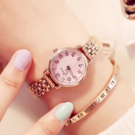 KIMIO Women Bracelet Watches Luxury Fine Stainless Steel Ladies Watch Rose Gold Color Dress Wristwatch Gift With Box