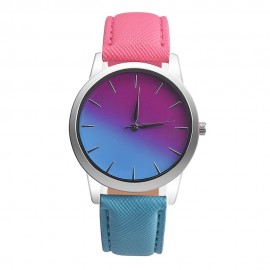 bayan kol saat Women Watch Quartz Wrist Watch Retro Rainbow Design Casual Leather Band Ladies Bracelet Watches reloj mujer 2018