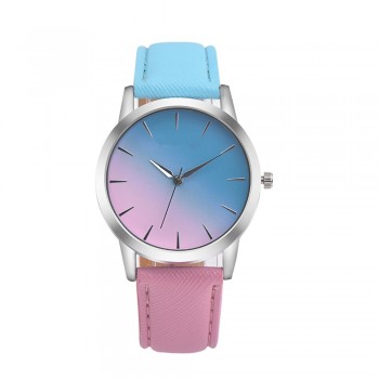 bayan kol saat Women Watch Quartz Wrist Watch Retro Rainbow Design Casual Leather Band Ladies Bracelet Watches reloj mujer 2018