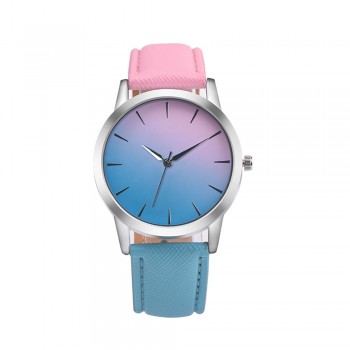 bayan kol saat Women Watch Quartz Wrist Watch Retro Rainbow Design Casual Leather Band Ladies Bracelet Watches reloj mujer 2018