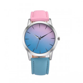 bayan kol saat Women Watch Quartz Wrist Watch Retro Rainbow Design Casual Leather Band Ladies Bracelet Watches reloj mujer 2018