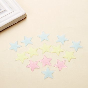 * 100 pcs. 3D stars glow in the dark Luminous on Wall Stickers for Kids Room living room  Wall Decal Home Decoration poster