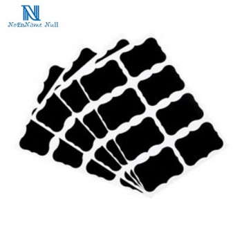 NAI YUE 36pcs Fancy Black Board Kitchen Jam Jar Label Labels Stickers. 5cm x 3.5cm Decor Chalkboard