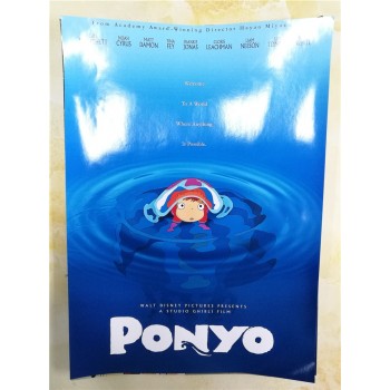 Miyazaki Hayao Collection Posters Anime Wall Stickers Home Decoration Totoro Spirited Away White Paper Prints CA6