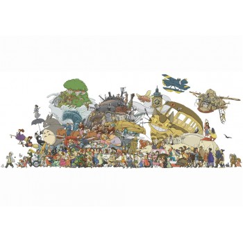 Miyazaki Hayao Collection Posters Anime Wall Stickers Home Decoration Totoro Spirited Away White Paper Prints CA6