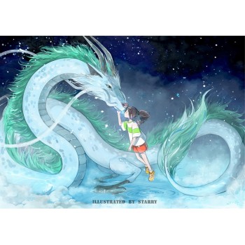 Miyazaki Hayao Collection Posters Anime Wall Stickers Home Decoration Totoro Spirited Away White Paper Prints CA6