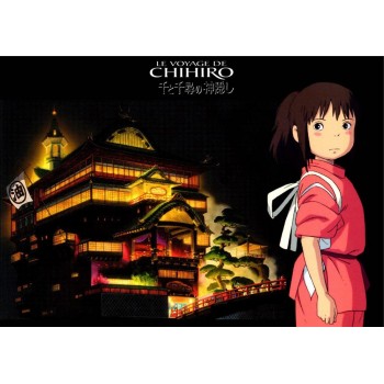 Miyazaki Hayao Collection Posters Anime Wall Stickers Home Decoration Totoro Spirited Away White Paper Prints CA6