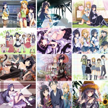 Anime Poster Wall Stickers Home Decoration Janpanese Cartoon