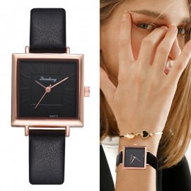 2018 Top Brand Square Women Bracelet Watch Contracted Leather Crystal WristWatches Women Dress Ladies Quartz Clock Dropshiping