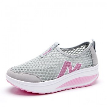 2018 Hot Sale Women summer outdoor shoes spring summer autumn lace up Slimming shoes hot swing shoes top quality Walking sneaker