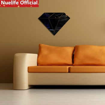 30x21cm Diamond combination design acrylic mirror stickers living room kids room bedroom office TV sofa background wall stickers