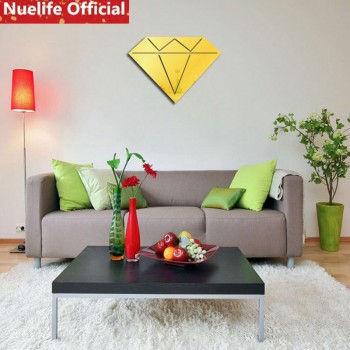 30x21cm Diamond combination design acrylic mirror stickers living room kids room bedroom office TV sofa background wall stickers