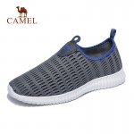 CAMEL Men amp; Women Outdoor Slip On Mesh Shoes Casual Spring Summer Breathable Non-slip Outdoor Walking Flat Shoes