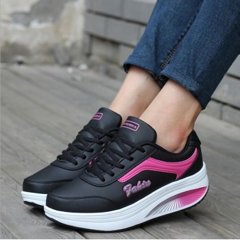 2017 Women sneakers walking shoes Slimming platform shoes women Fitness women shoes drop shipping st41