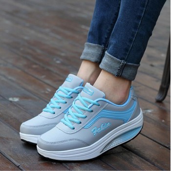 2017 Women sneakers walking shoes Slimming platform shoes women Fitness women shoes drop shipping st41