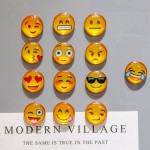 1pc Smile Emoji fridge magnet Face Expressions fridge magnets for kids 30MM Cute Cartoon refrigerator magnets Sticker Home Decor